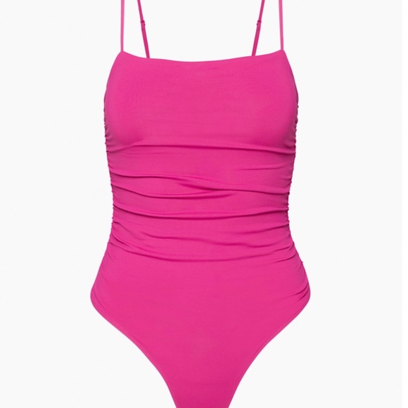 Aritzia Babaton Contour Ruched Bodysuit Ruched bodysuit Leon NWT! - Picture 1 of 6